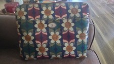 Fossil Bag For Laptop w/ Outside Sleeve, New. Approx 2011 Design. 15” X 12” picture