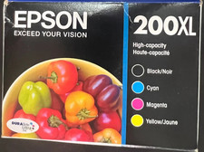Genuine Epson 200XL Black, Cyan, Magenta, Yellow PLEASE READ DESCRIPTION FR SHIP picture