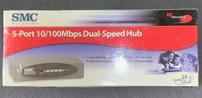SMC 5-Port 10/100mbps Dual-Speed Hub Model: SMC-EZ5805DS (New-Factory Sealed) picture