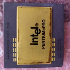 Intel Pentium PRO 150MHz SY011 KB80521EX150 very rare vintage CPU GOLD picture