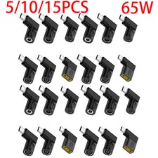 5/10/15x Laptop Charger Converter USB Type C PD 65W Power Charging Cable Adapter picture