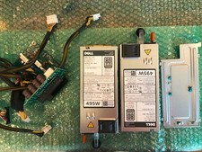 DELL T320 REDUNDANT HOT SWAP POWER SUPPLY 495W UPGRADE KIT POWEREDGE SERVER picture