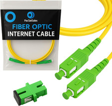 Fiber Optic Internet Cable - 30Ft / 10M SC/APC to SC/APC Single Mode Fiber Opti picture