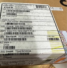  Cisco NIM-8MFT-T1/E1 Network Module F/S Brand New Sealed Two Years Warranty picture