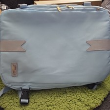 CoolBell Laptop Backpack Blue/Gray Solid Padded Universal Compatible picture