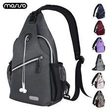 MOSISO Sling Backpack Multipurpose Crossbody Shoulder Bag Travel Hiking Daypack picture