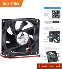 High Speed 4500RPM 80mm Brushless DC Cooling Fan - Low Noise & Powerful Airflow picture