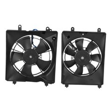Engine Radiator Cooling Fan Assembly Compatible with Honda Civic Right Side picture