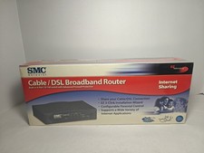 SMC BARRICADE Networks Cable/DSL Broadband Router SMC7004VBR 4 Port Firewall picture
