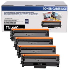 4PK TN660 TN630 Toner Cartridge For Brother HL-L2340DW DCP-L2540DN MFC-L2700DW picture