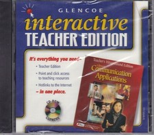 Glencoe Communication Applications Interactive Teacher Edition CD CD-ROM picture