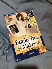 2000 Broderbund Family Tree Maker 2-CD Set Ver 4 forWindows 95/98 Prev Owned,VTG picture