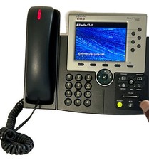 3x Cisco 7965G IP VoIP PoE Business Office Telephone Phone - Tested w/ADAPTER picture