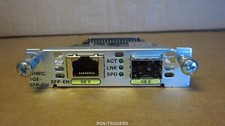 Cisco EHWIC-1GE-SFP-CU V01 Enhanced HWIC Module Card - PULLED FROM CISCO 3925 picture