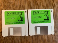 PINEHURST RESORT & COUNTRY CLUB PROGRAM PC MS-DOS 3.5