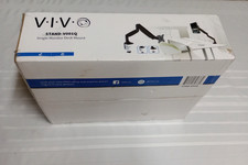 VIVO Black Aluminum Single Monitor Pneumatic Arm Desk Mount Fits to 32” picture