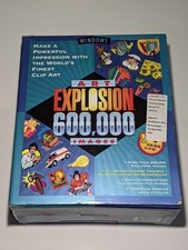 Art Explosion 600,000 Images Clip Art Software 29 CDs Vintage - Used - Complete picture