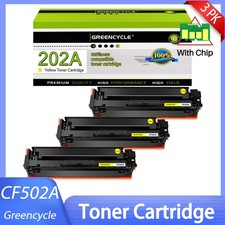 3PK YL CF502A Toner Cartridge For HP Color LaserJetPro M280nw M281fdn M281dw picture