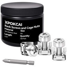 Durable Stainless Steel M6*20mm Screws & Nuts Set - 120-Pack picture