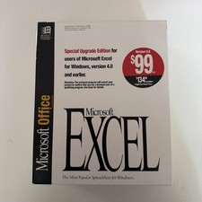 Microsoft Excel 5.0 Trade-Up  Edition for Windows  3.5