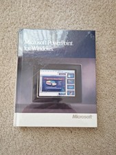 Microsoft Powerpoint Windows Users Guide for the Windows 2.0 MS-DOS NEW Sealed picture