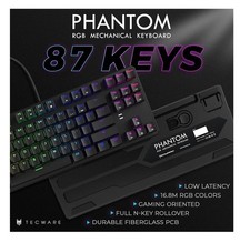 Tecware Phantom 87 Key RGB Mechanical Gaming Keyboard picture