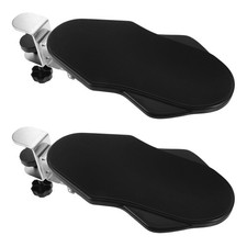 2Pcs Ergonomic Office Chair Arm Extender with Comfortable Wrist Rest in Black picture