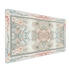 OUNNTC Cute Floral Aesthetic Daisy Gaming Mouse Pad, Morandi Rug Desk Mat picture