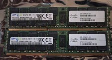 2x Samsung 16GB (32GB Total) PC3L-12800R ECC Server RAM Memory - M393B2G70BH0YK0 picture