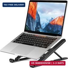LS01 Pro Ergonomic Laptop Stand, Plastic Laptop Riser, Portable and Adjustable N picture