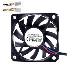 Cooling Fan For DELTA EFB0612HHA-F00 60*60*10MM DC12V 0.25A 3lines New picture