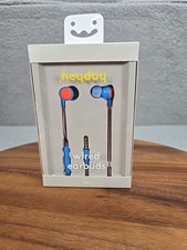 Target Heyday Bright Blue & Orange Plug-In 3.5mm Wired Earbuds NIB picture