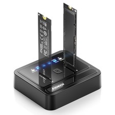 FIDECO M.2 NVMe SATA SSD Cloner Dock, USB 3.2 Gen 2 X 2, 20Gbps M.2 NVMe Clon... picture