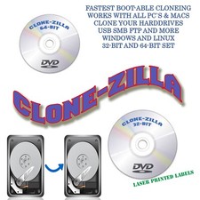 CloneZilla Fastest Cloning Possable AMD64 & i486 Bootable CD-ROM Set | USA  picture