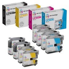 LD For Brother LC103 8pk Ink LC103BK LC103C LC103M LC103Y MFC J245 J285DW picture