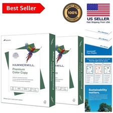 Biodegradable 28 lb Printer Paper - 100 Bright - 2 Reams - Jam-Free Guarantee picture