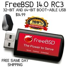 Free BSD 14 Linux Desktop Live/Installer MultiBoot USB - 64-bit and 32-bit picture