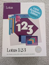Lotus 1-2-3 for Windows Release 1.1 Academic Edition picture