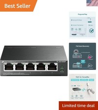 TP-Link TL-SG1005P 5-Port PoE+ Switch – 4 Ports with Advanced Traffic Management picture