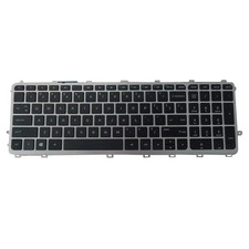 Notebook Keyboard for HP Envy 17-J w/ Silver Frame picture