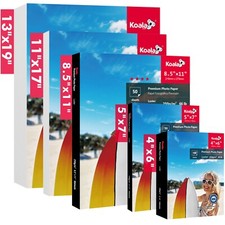 Lot Koala Premium Luster Photo Paper 4x6 5x7 8.5x11 11x17 66lb Inkjet Printers picture