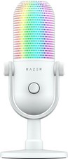 New - Razer Seiren V3 Chroma 32‐Bit DSP, USB-C Microphone for PC & Mac, White picture