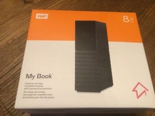 WD My Book 8TB — Desktop External HDD – USB 3.0 PC/Mac Black • BRAND NEW SEALED picture
