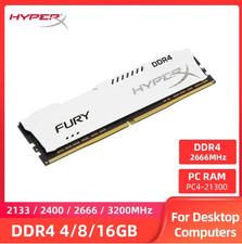 HyperX Fury DDR4 RAM 4GB 8GB 2133 2400 2666MHz 288Pin Desktop picture
