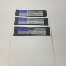 Claris Appleworks Software Startup, Sample Files, Spreadsheet 5.25 Disks picture
