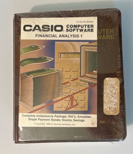Vintage Casio Financial Analysis 1 Software ISW-FA1 1983 Sealed in Shrink Wrap picture