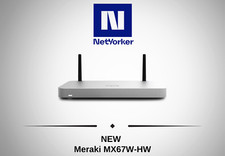 NEW Cisco Meraki MX67W-HW Wireless Security Appliance -Same Day Shipping picture
