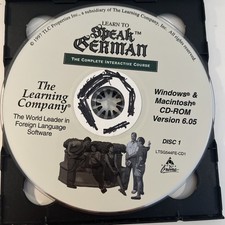 Learn to speak GERMAN - THE Learning Company Version 6.05 WINDOWS & MAC picture