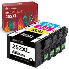 4x T252XL 252 XL 252XL Black& Color Ink For Epson WorkForce WF-3640 WF-7610 picture