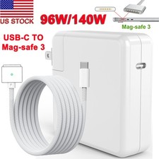 140W Type C USB C to Mag-safe 3 Magnetic Cable Charger For MacBook Pro/Air A2363 picture